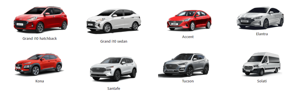 Bảng giá xe Hyundai 2021